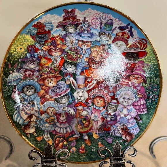 Franklin Mint Cat Lovers Collector Holiday Plates - Picture 5 of 9